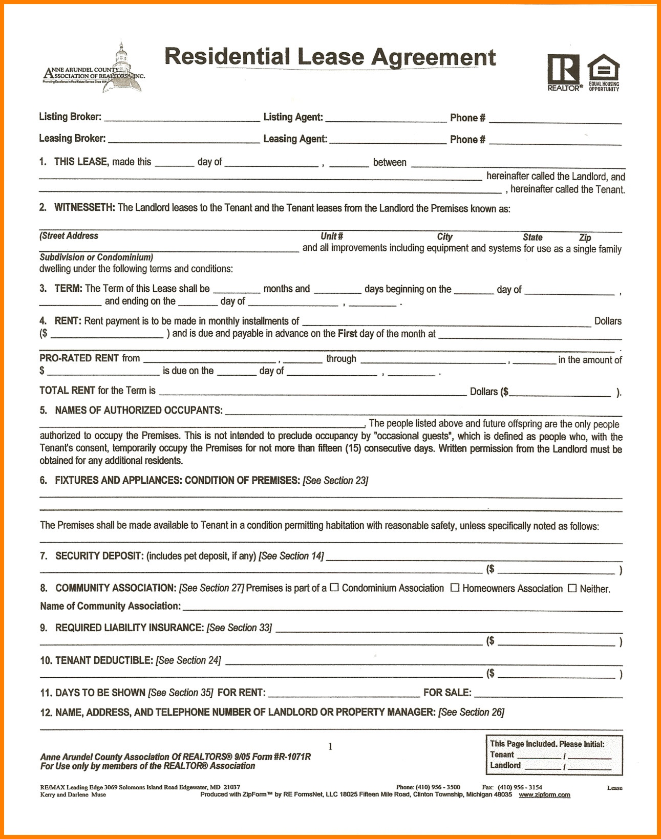 one page lease agreement template one page lease agreement 
