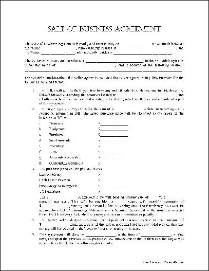 business sale agreement template free download free basic sale of 