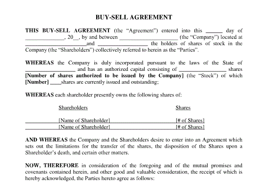 buy sell agreement template california 29 images of sample buy 