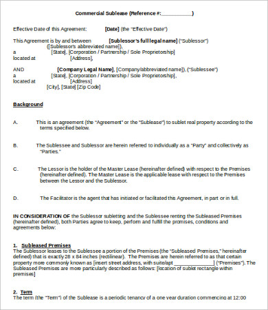 office sublease agreement template sublease agreement template 