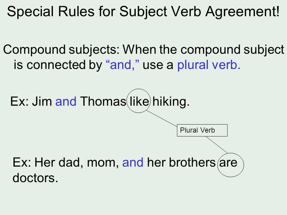 Compound Subject Verb Agreement Worksheet The best worksheets 