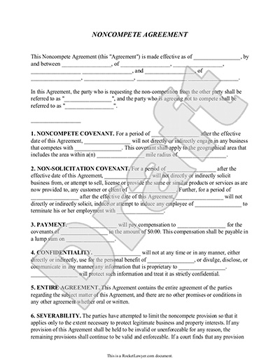 business to business non compete agreement template free non 