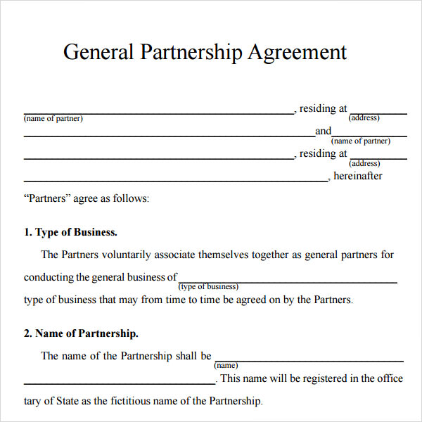free business partnership agreement template australia partnership 