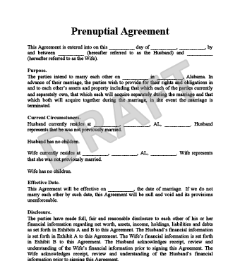 online prenuptial agreement template prenuptial agreement example 