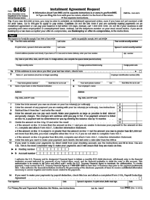Steps & Forms To Prepare An Installment Agreement TidyTax.com