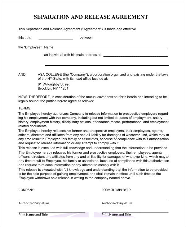 45+ Free Agreement Forms | Sample Templates
