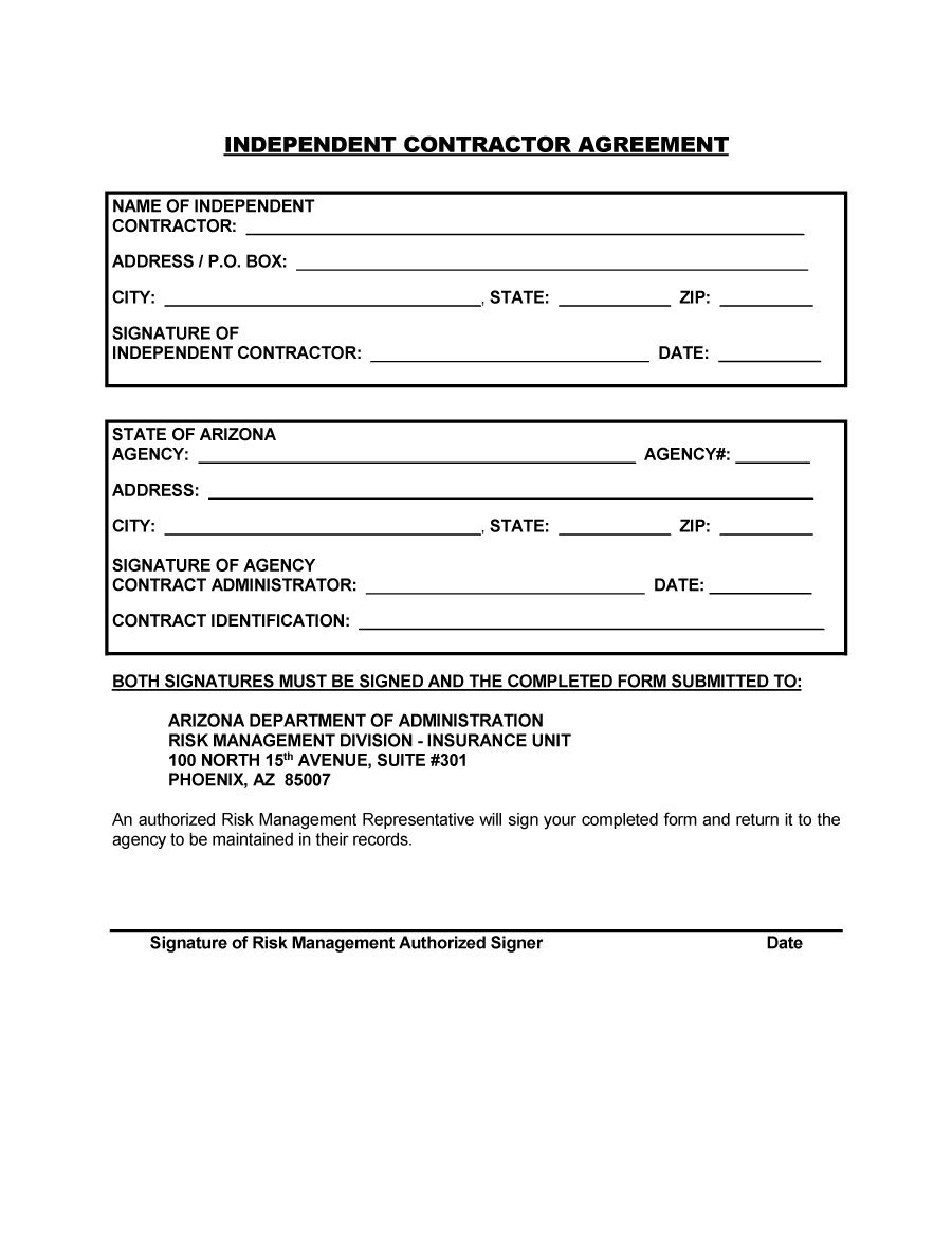 simple independent contractor agreement template Acur.lunamedia.co