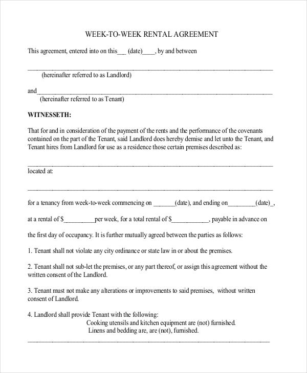 Simple Lease Agreement Template Free emsec.info