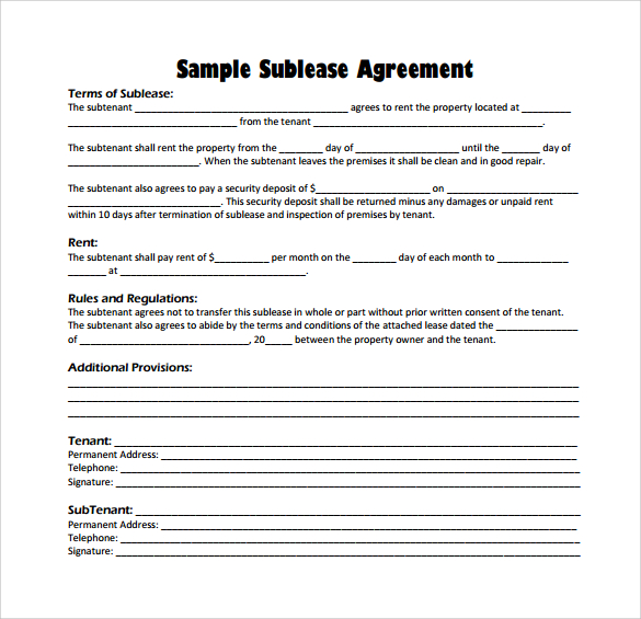 sublet tenancy agreement template uk sublet tenancy agreement 