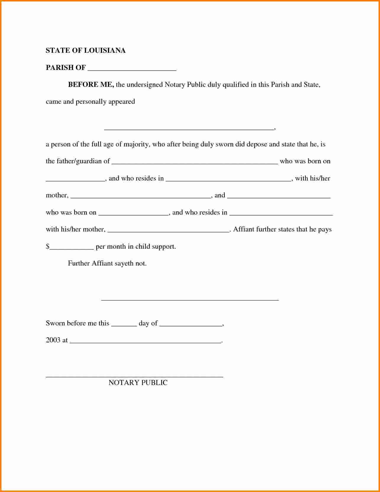 voluntary child support agreement letter Five Things You