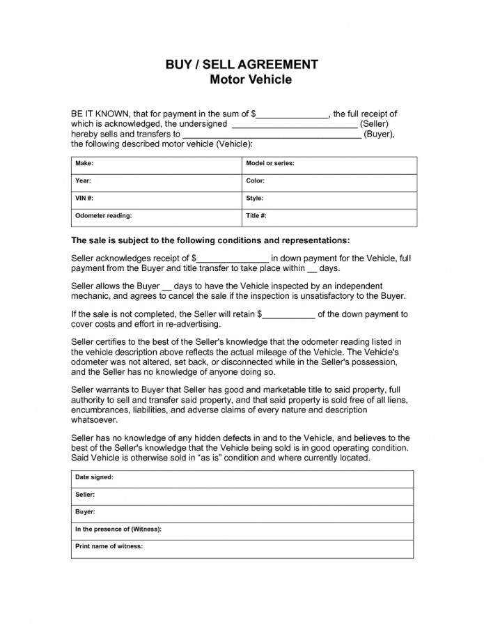auto purchase agreement template car purchase agreement template 