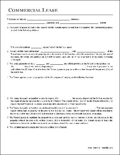 commercial lease agreement template word 13 commercial lease 