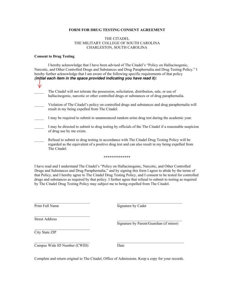 9+ Drug Testing Consent Forms PDF, DOC | Free & Premium Templates