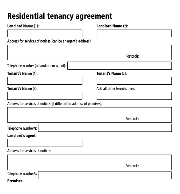 downloadable free lease agreement template tenancy agreement 