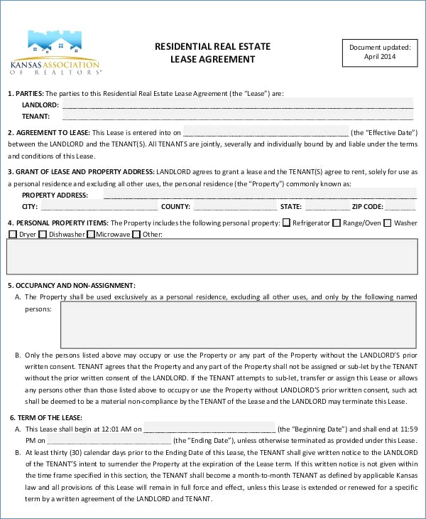 Free Florida Residential Lease Agreement | PDF | Word (.doc)