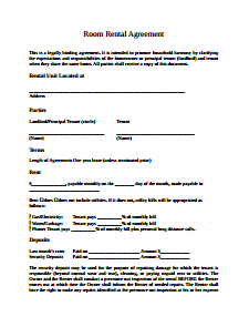 Room Lease Agreement Samples 9+ Free Documents in Word, PDF