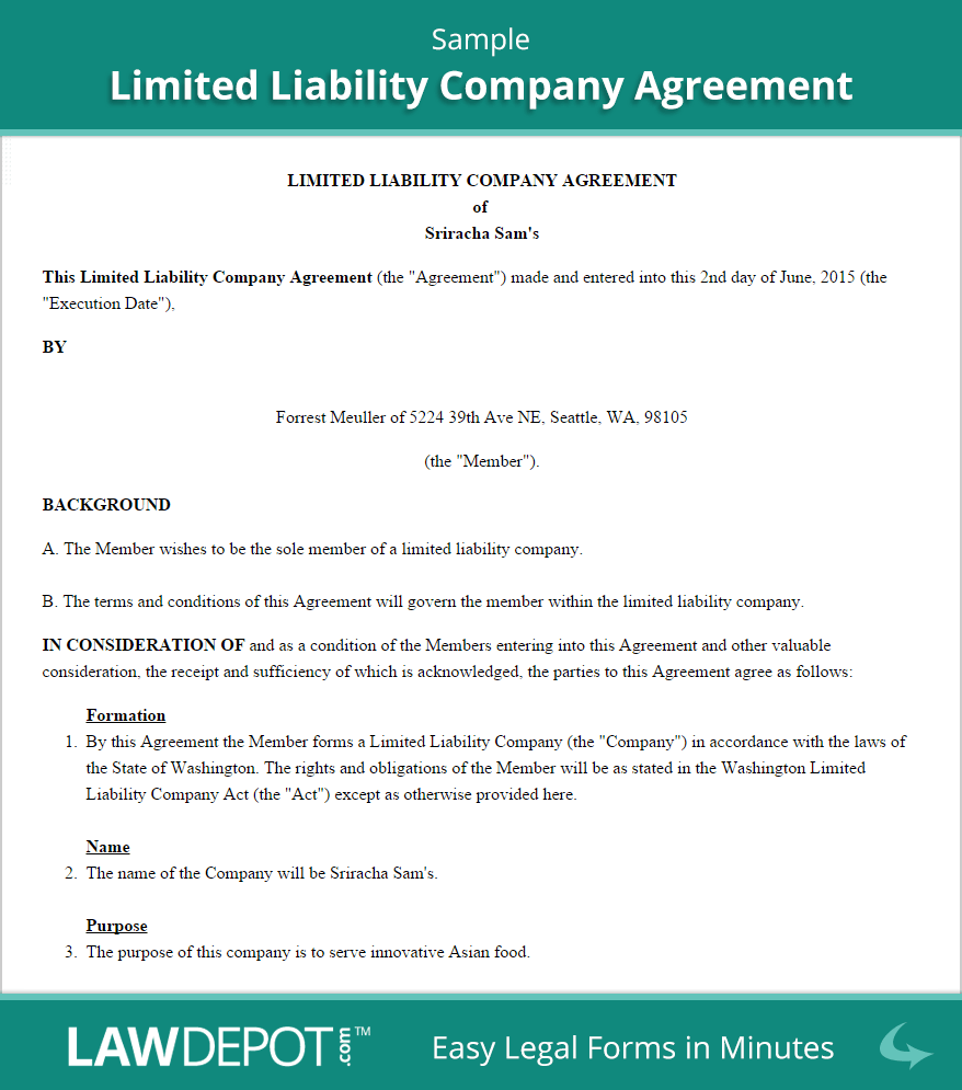 llc agreement sample Akba.katadhin.co