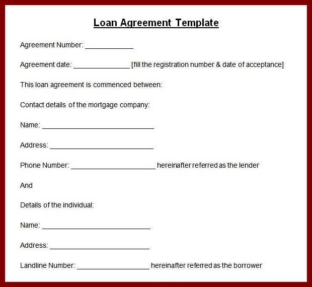 loan agreement template microsoft word loan agreement template 