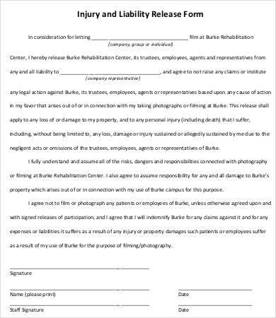 liability agreement template liability agreement template release 