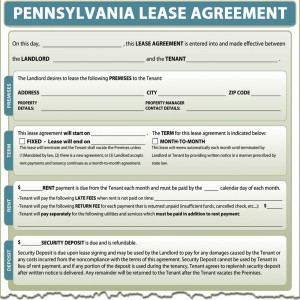 Pennsylvania Lease Agreement