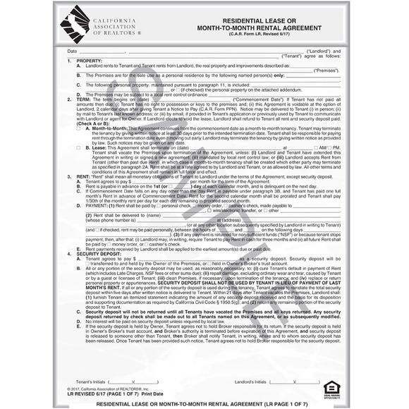 Free Florida Month to Month Rental Agreement Template Word | PDF 