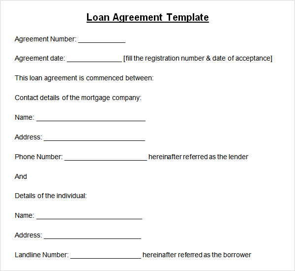 simple loan agreement template south africa loan agreement 