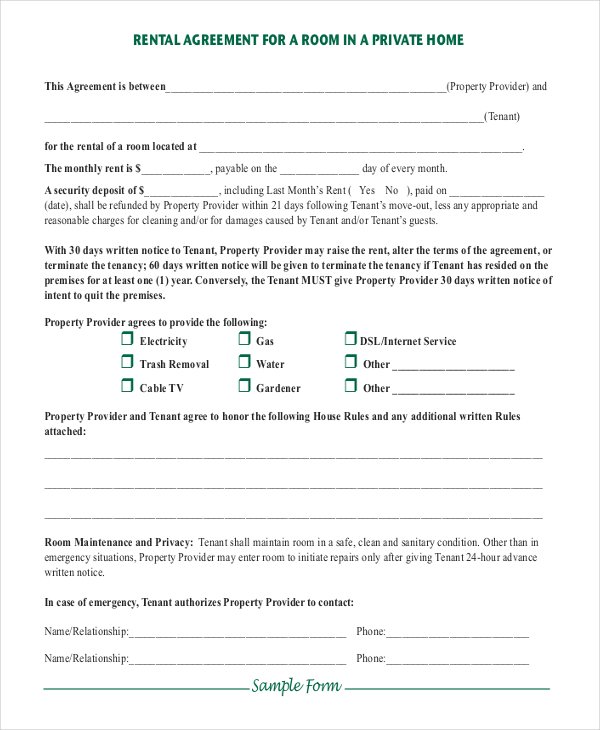 35+ Simple Rental Agreement Templates PDF, Word | Free & Premium 
