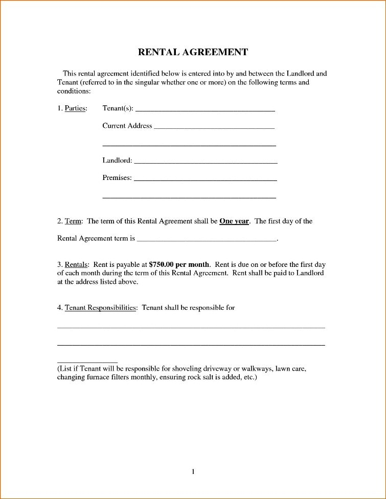 simple lease agreement form Akba.katadhin.co