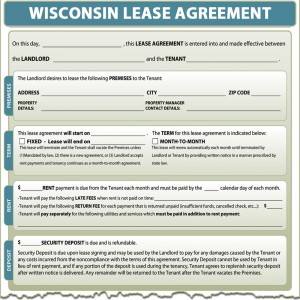Wisconsin Lease Agreement